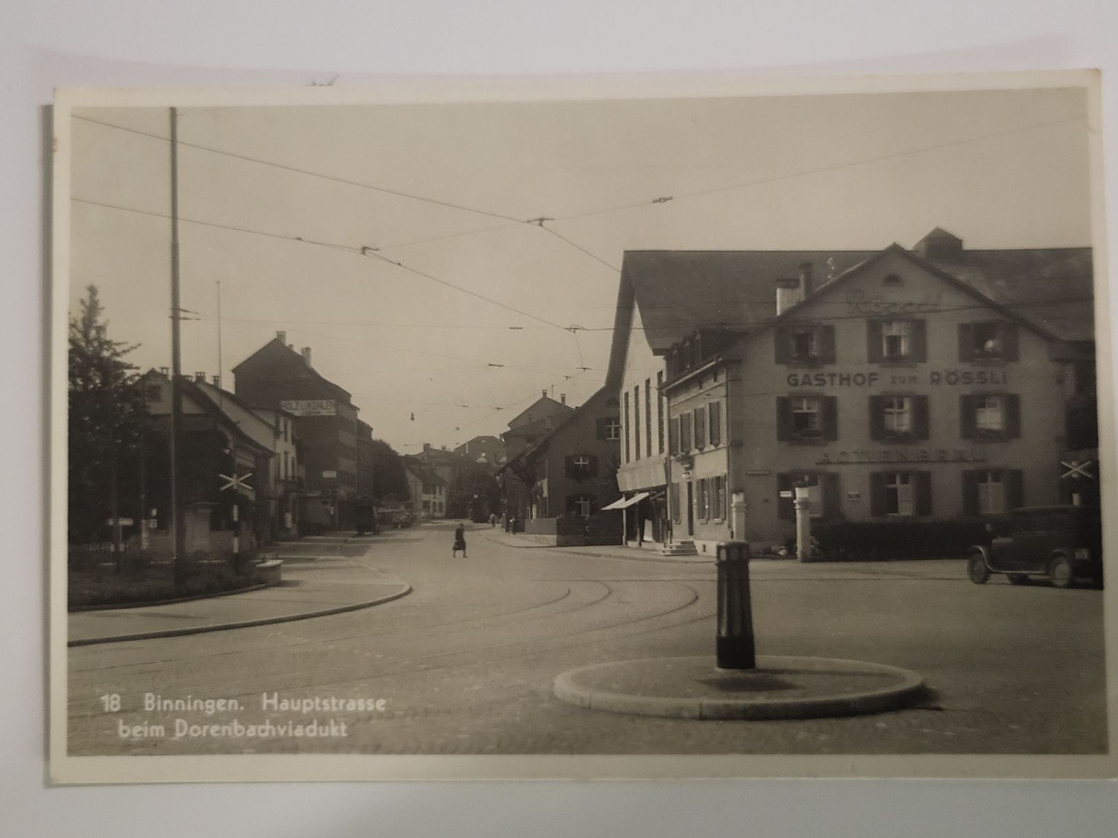 Cartoline postali: Alte Ansichtskarte Binningen Hauptstrasse R4 – Usato da nunningen venduto da mic_88k2