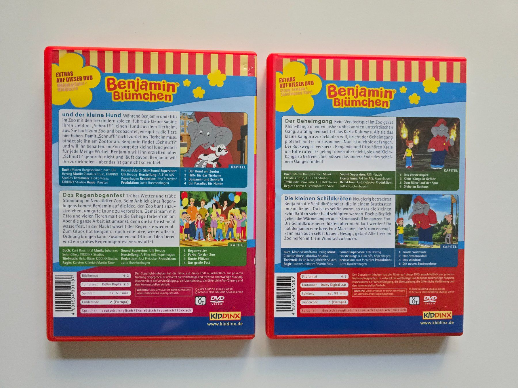 Tutti i DVDs: 2 DVD Kinder Benjamin Blümchen – Usato da Dättlikon venduto da Wundertuete_ 1