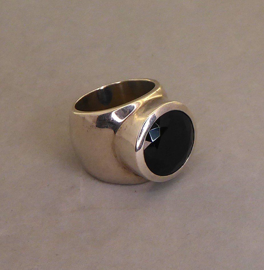Ringe: Ring 925 Silber,  mir synthetischem Stein – Gebraucht aus Muri AG von Lineli2020 2