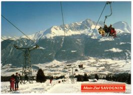 Savognin - Sessellift& Skilift Tiginas--Somtgant