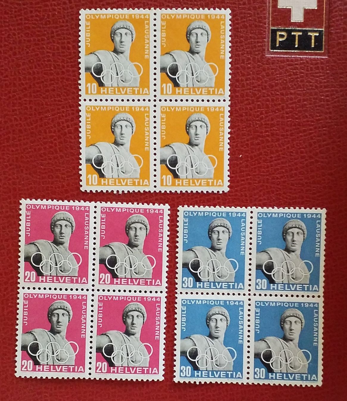 Tutti i francobolli: 1944 Satz Werbemarken, im 4-Block postfrisch – Nuovo (secondo la descrizione) da Baden venduto da Eggi