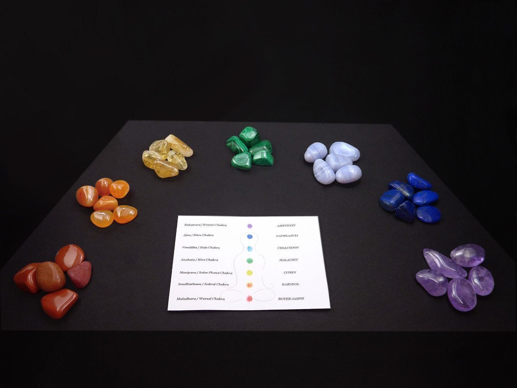 Minerali & Pietre curative: Chakra Steine 2 Sets – Nuovo e nell'imballaggio originale da Meilen venduto da StoneGarden 3