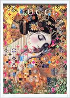 Death NYC Ltd Ed Pop Art Druck " Vuitton Gucci Klimt