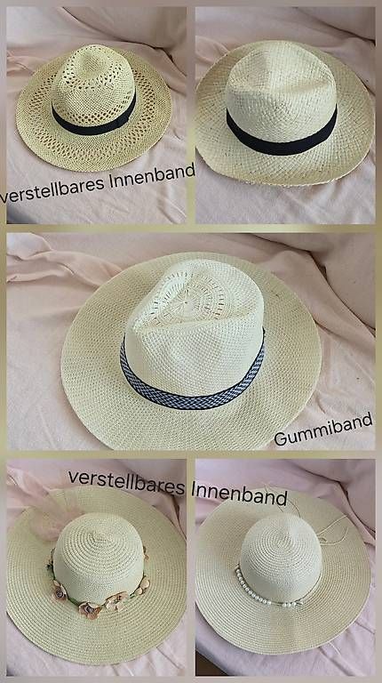 Copricapi, berretti & cappellini: 5 Sommerhüte, 4 davon neu – Usato da St. Gallen venduto da reb_955g