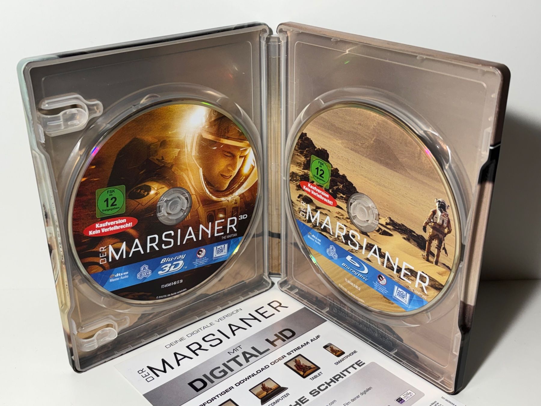 Tutti i DVDs: Der Marsianer Blu Ray 3D Steelbook – Usato da Wilderswil venduto da Sstriker 2