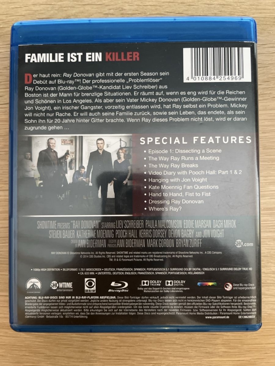 Alle DVDs: Ray Donovan Staffel 1 – Gebraucht aus Au ZH von blurayundvideospiele 1