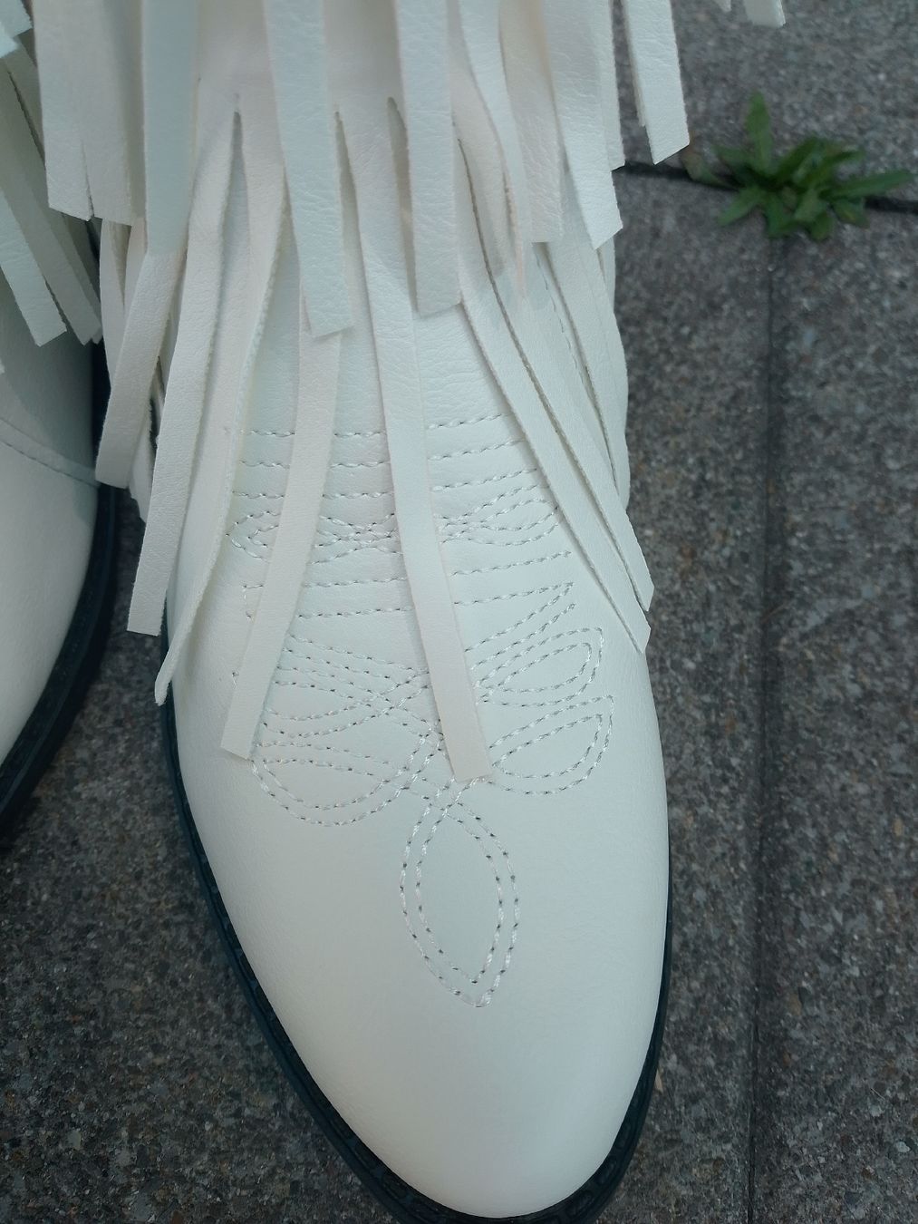 Scarpe da donna: Stiefeletten mit Fransen Weiss Groesse 39 NEU – Nuovo e nell'imballaggio originale da Eschenbach SG venduto da sternen4 2