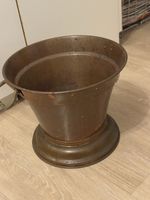 Kupfer grosse Blumen Topf
