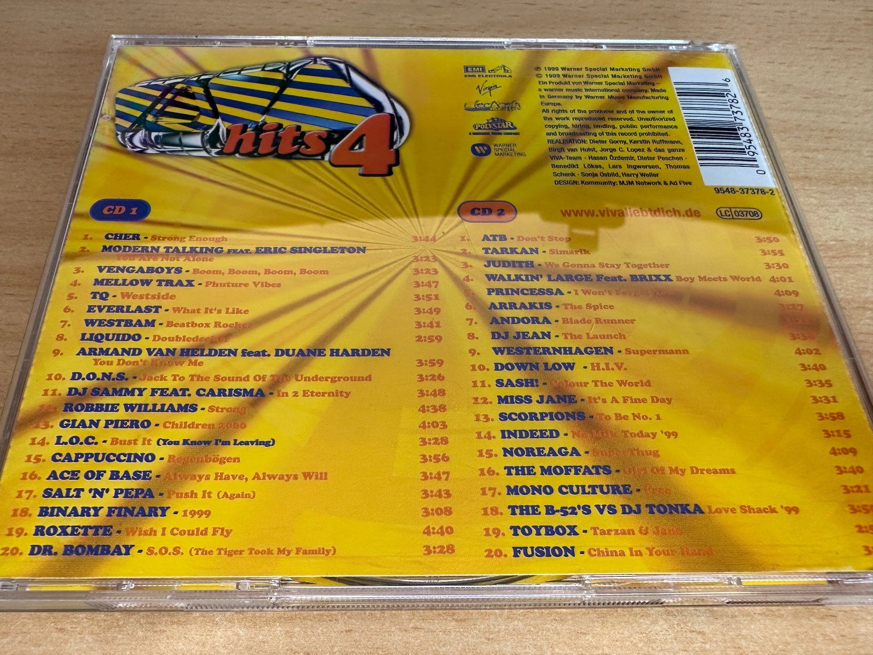 CD: Various – Viva Hits 4 - 2 CD – Usato da Rikon im Tösstal venduto da Alpenmutz 1