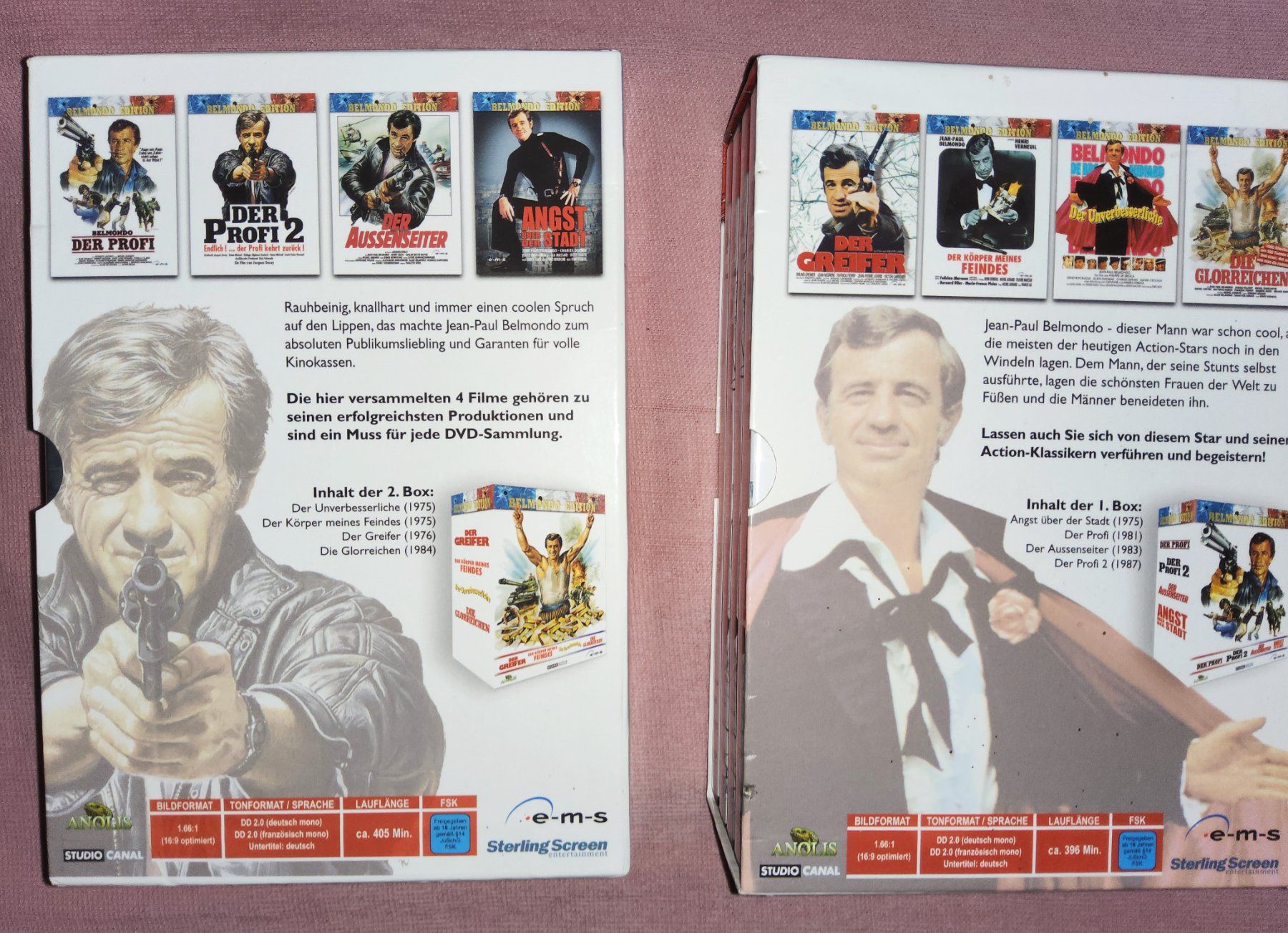 Tutti i DVDs: 2 BELMONDO Edition Sets - 2 x 4 DVDs - deutsch – Usato da Thalwil venduto da freespirit-kev 3