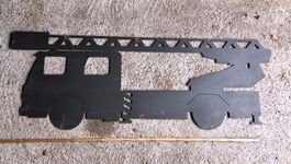 Feuerwehr Feuerwehrfahrzeug Schild Drehleiter Armee Rettung