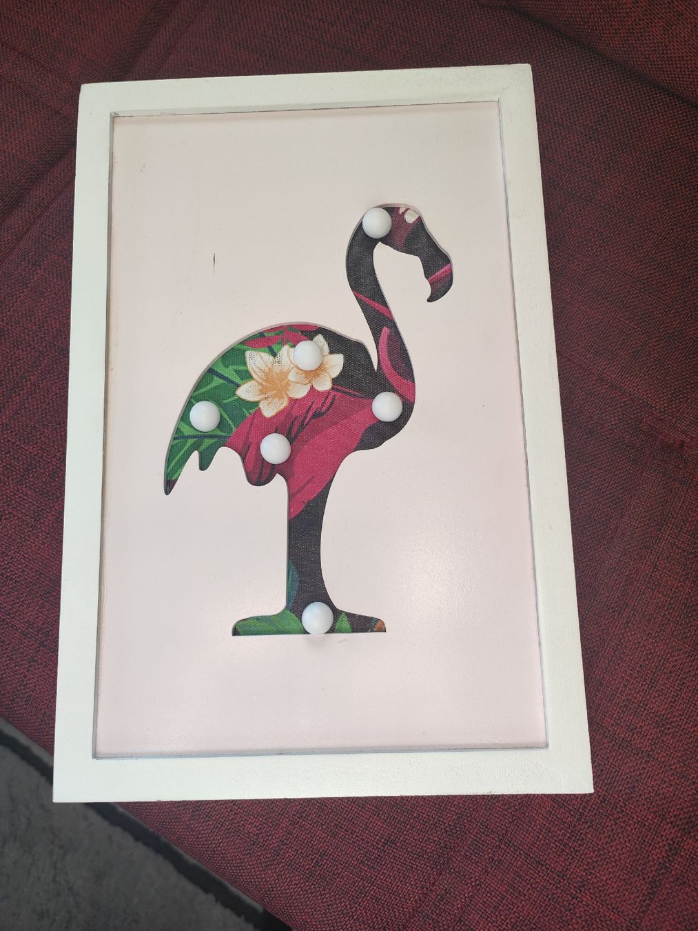 Foto & Immagini: Flamingo Bild mit Beleuchtung – Nuovo (secondo la descrizione) da Adelboden venduto da Markusandra