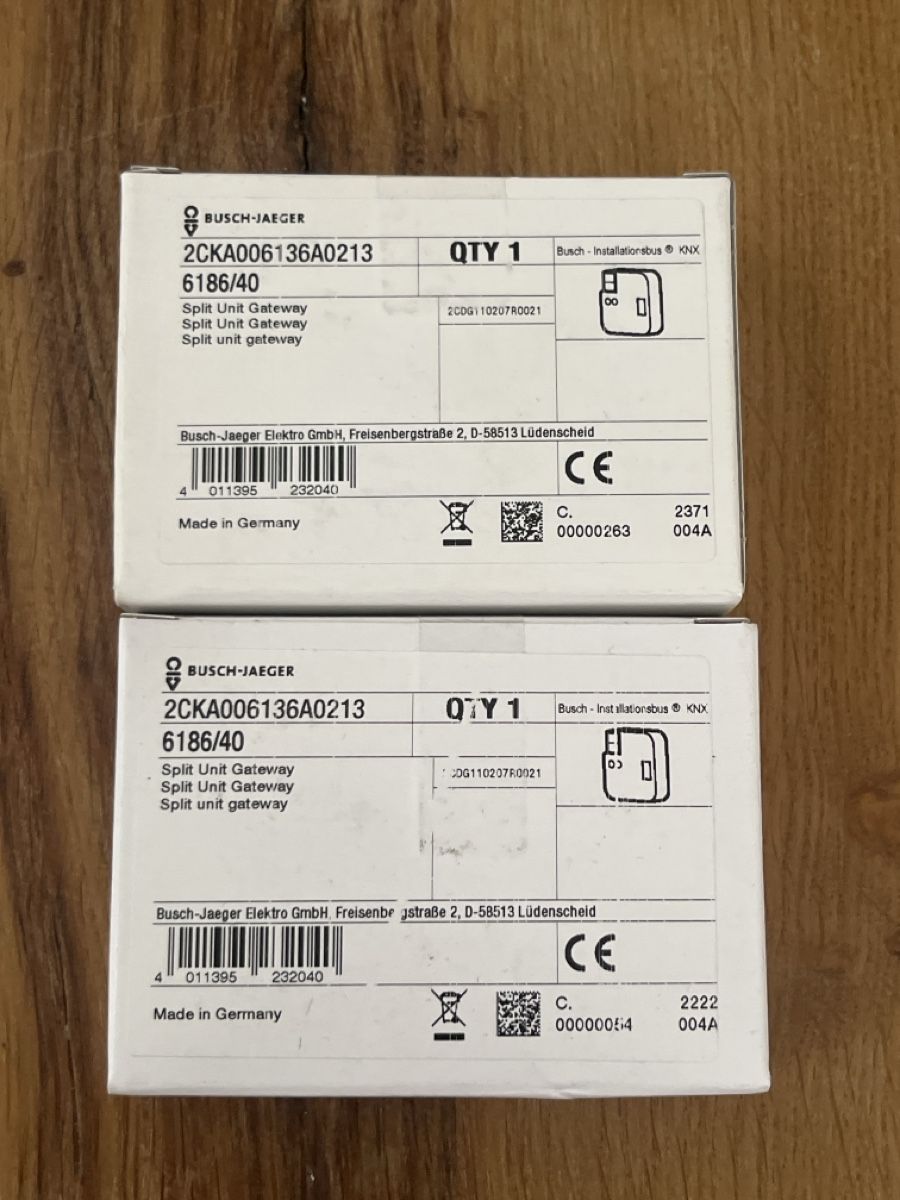 Elektronikbauteile: Busch-Jaeger KNX Split Unit Gateway 6186/40 – Neu und originalverpackt aus Zürich von ila_nbb6