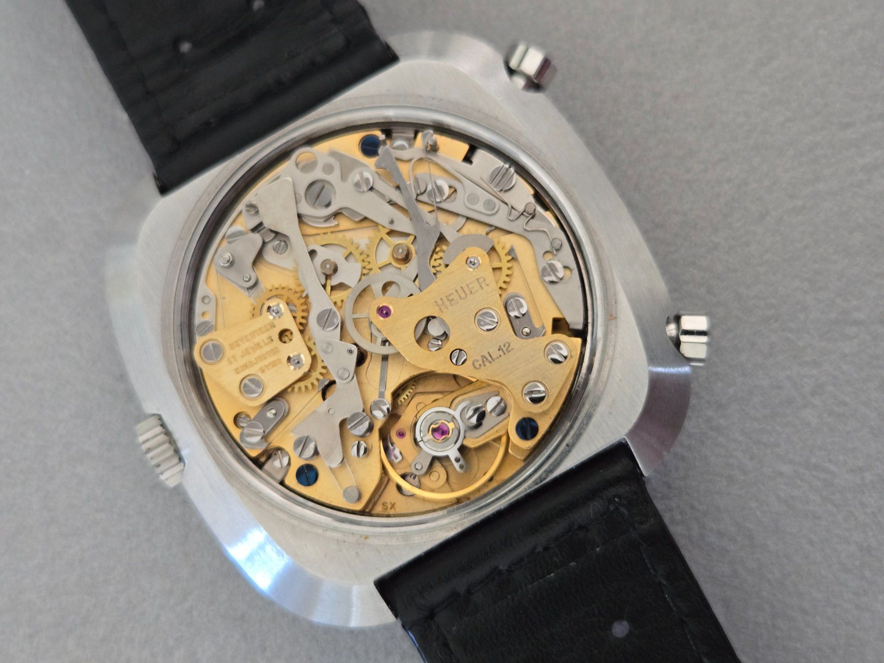 Tag Heuer Uhren: Heuer Silverstone, vintage, Cal. 12 – Gebraucht aus Chabrey von Horology 5