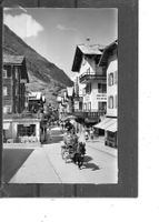 VS Zermatt Dorfstrasse mit Fuhrwerk