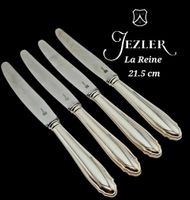 4 Couteaux Jezler Suisse 800Silb Modèle La Reine 21.5 cm