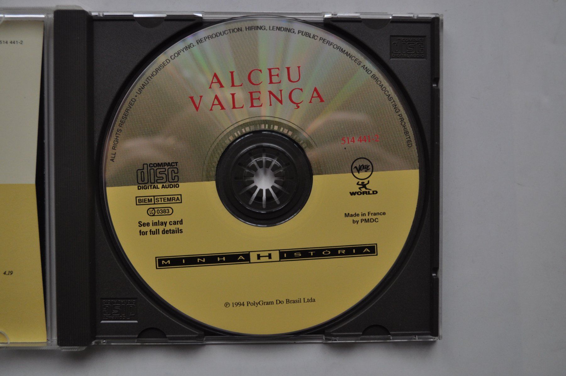CD: Alceu Valença - Minha Historia – Usato da Marin-Epagnier venduto da Vinil68 2