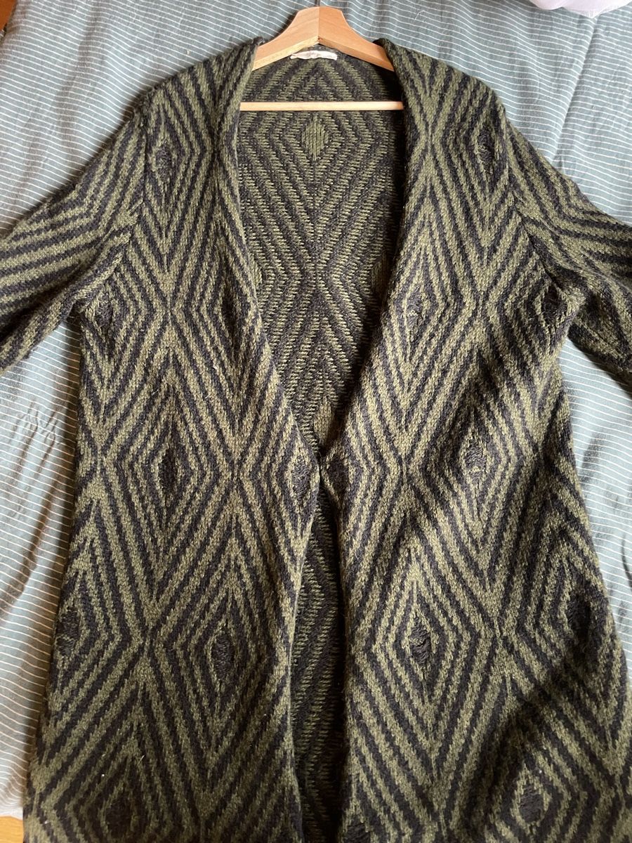 Giacche: An'ge Strickjacke Grösse S/M, Karomuster, langarm  – Usato da Wabern venduto da soma.83 3