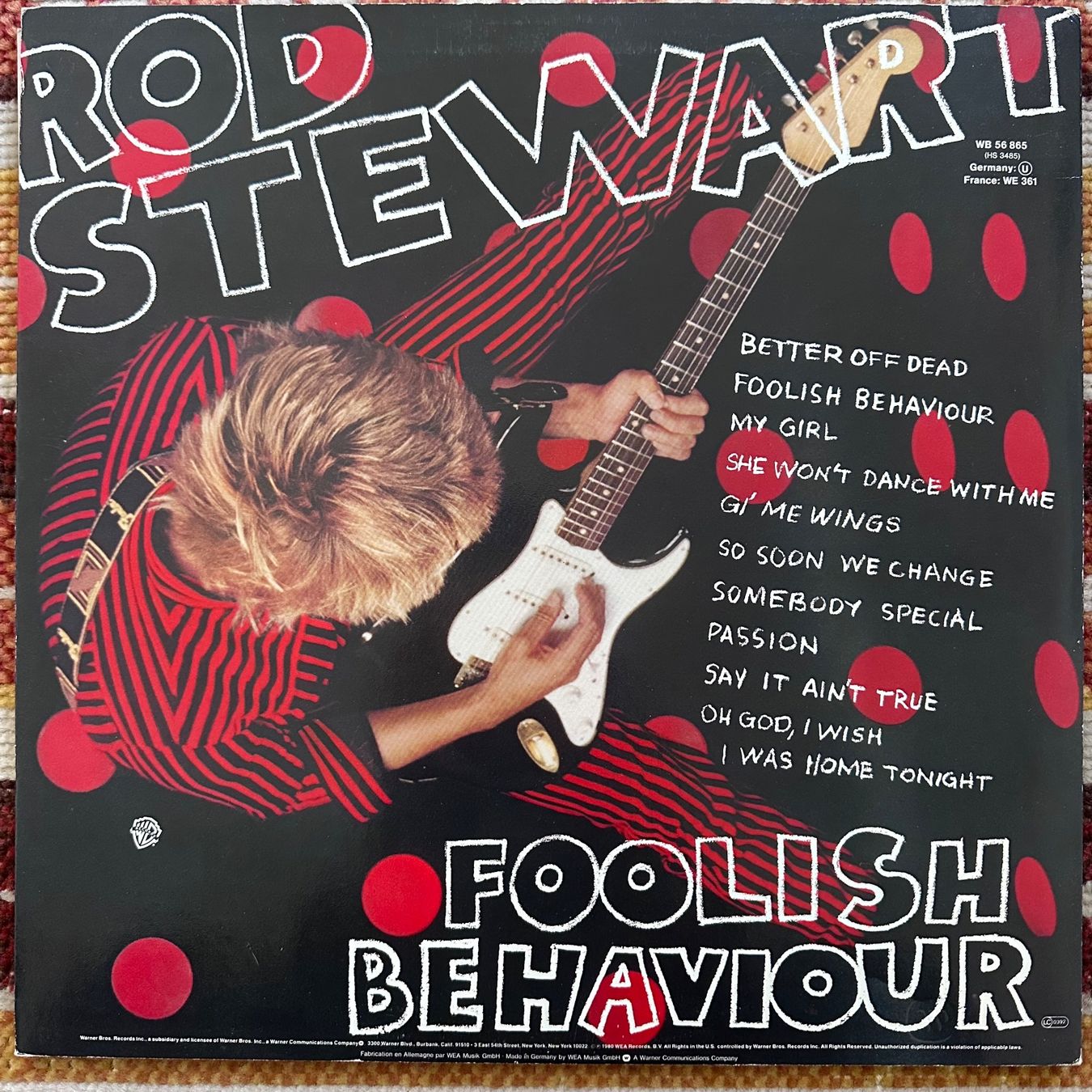 Dischi in vinile: LP - Rod Stewart – Foolish Behaviour – Usato da Breganzona venduto da Onairda75 1