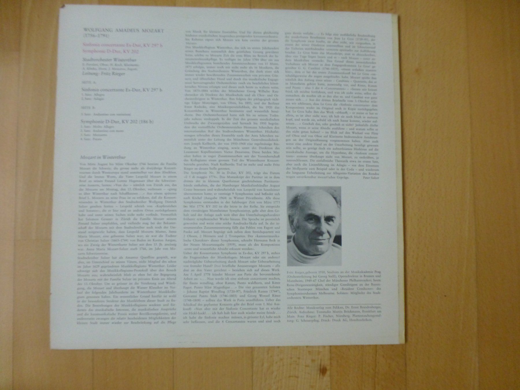 Dischi in vinile: Wolfgang Amadeus Mozart, Schallplatte – Usato da Hergiswil NW venduto da annettelia 1