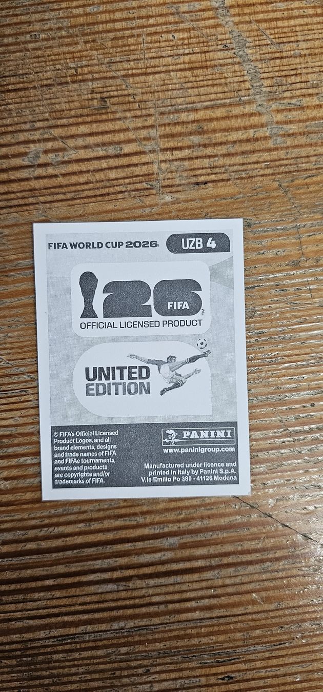 Panini Cartes à collectionner: Fifa World Cup Panini UZB 4 – Neuf avec emballage d'origine à Biel VS par volcom8702 1