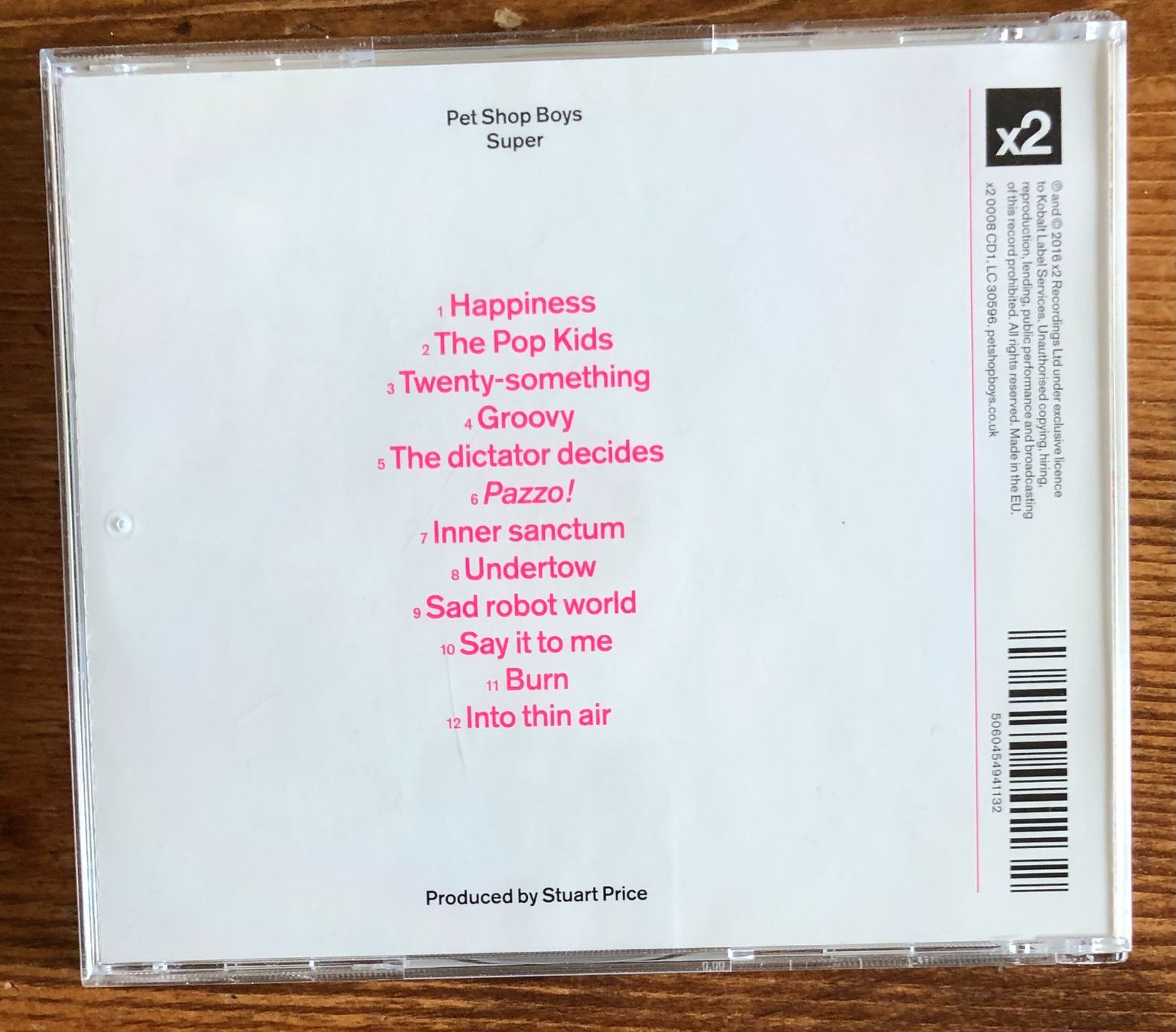 CDs: Pet Shop Boys – Super CD, Synth-Pop – Gebraucht aus Luzern von Schlafenicht00 1