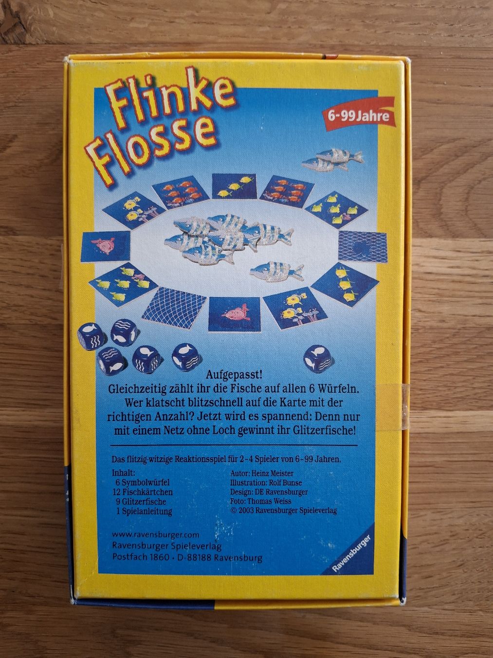 Ravensburger Jeux: Brettspiel Flinke Flosse  – D'occasion à Zürich par Vordermannd86 1