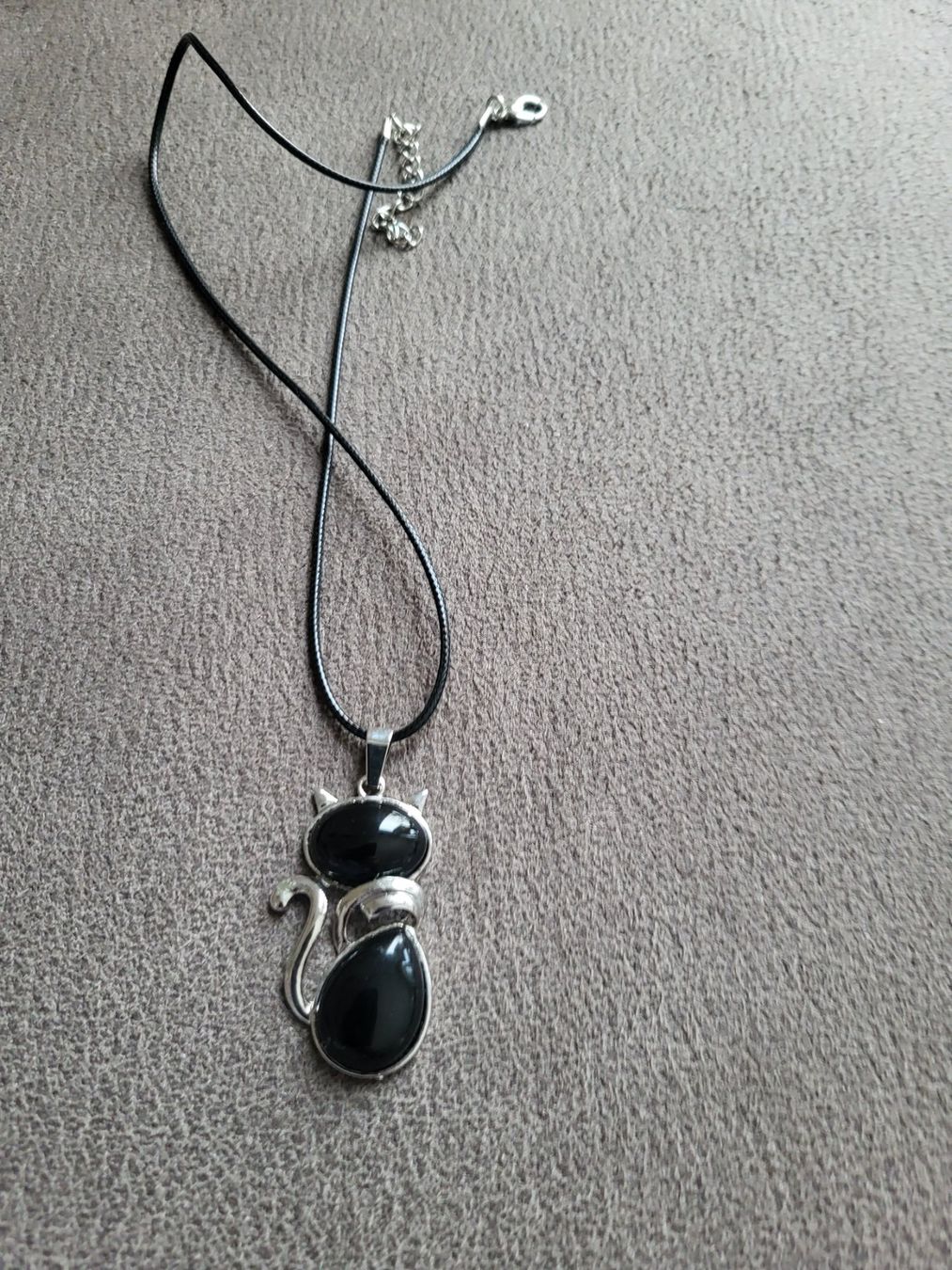 Catenine: Halskette Katze Obsidian – Usato da Gutenswil venduto da ghekko88 3