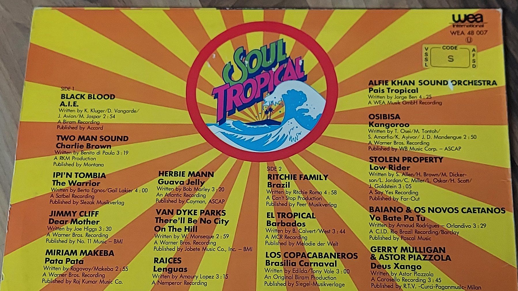 Schallplatten: LP - SOUL TROPICAL – Gebraucht aus Steckborn von Quo7 3