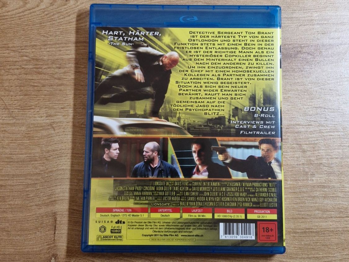 Tutti i DVDs: Blitz (2010) Uncut RAR Bluray – Usato da Pfungen venduto da Whitie 1