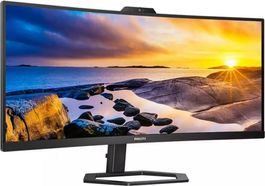Philips 34E1C5600HE/00 Curved Monitor mit Webcam – 34” WQHD 