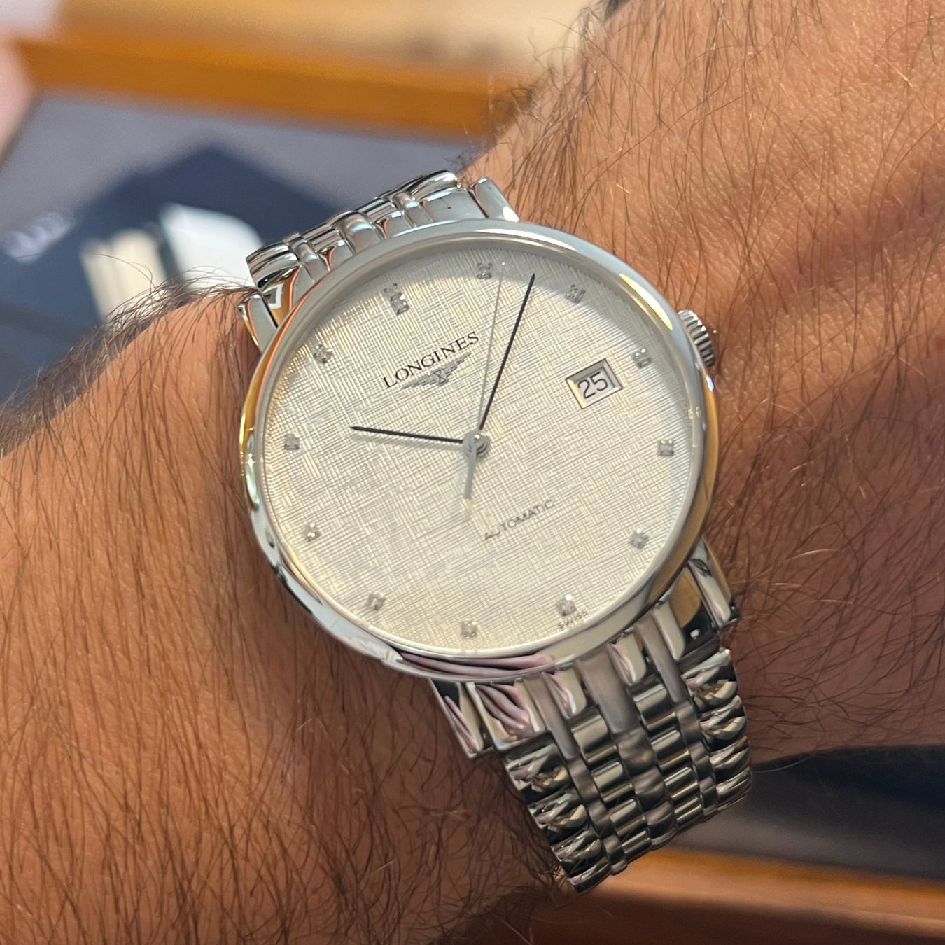 Longines Orologi: Longines Elegant Automatic 2026 Full Set L4.810.4.77.6 – Usato da Carouge GE venduto da Watchaser 3