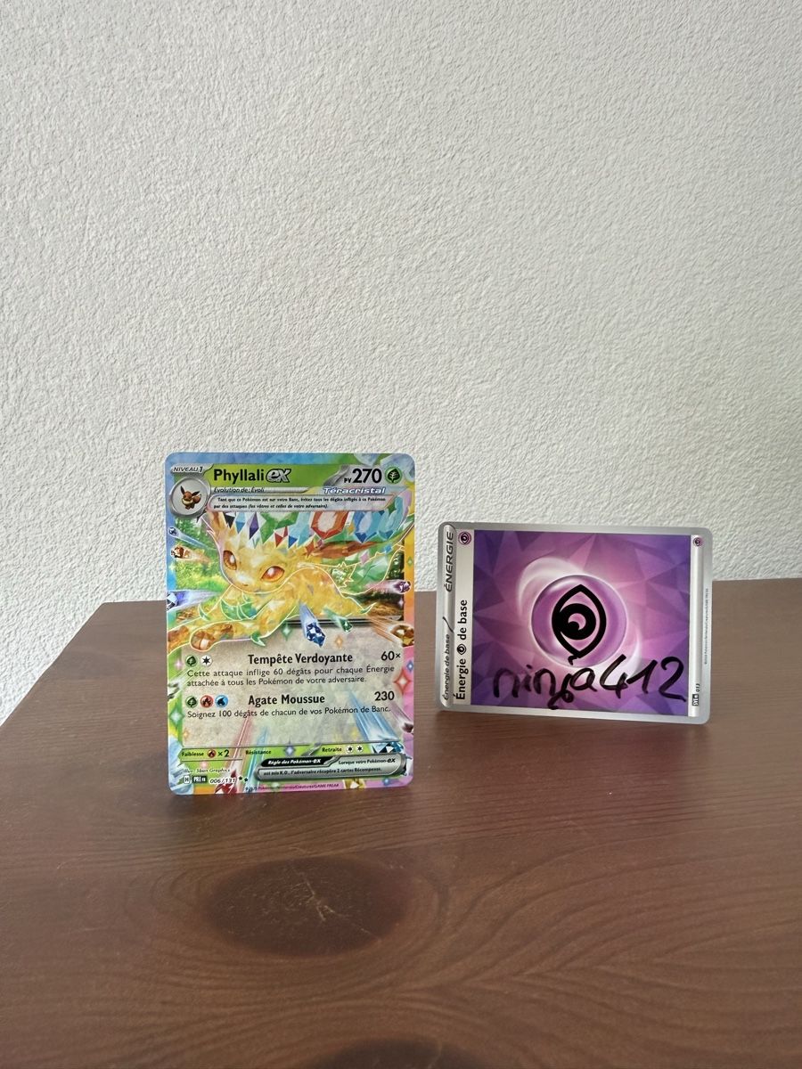 Pokémon Carte collezionabili: Phyllali ex PRE 006/131 – Nuovo (secondo la descrizione) da La Tour-de-Peilz venduto da ninja412