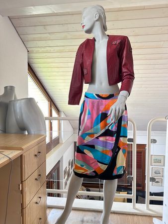 Seidenjupe von CUSTOM MADE (Vintage)