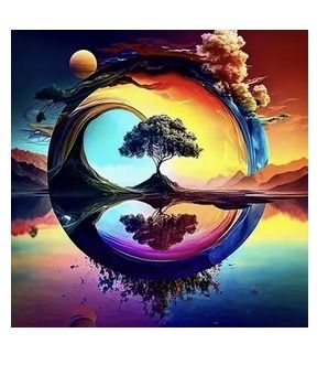 Kit bricolage: Diamond painting Bild  – Nuovo e nell'imballaggio originale da Neftenbach venduto da Carbom