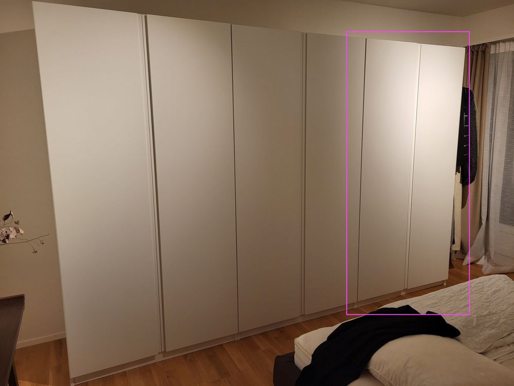 IKEA PAX Schrank m. Türen VIKANES, je Element B100xH201xT60 Kaufen auf Ricardo