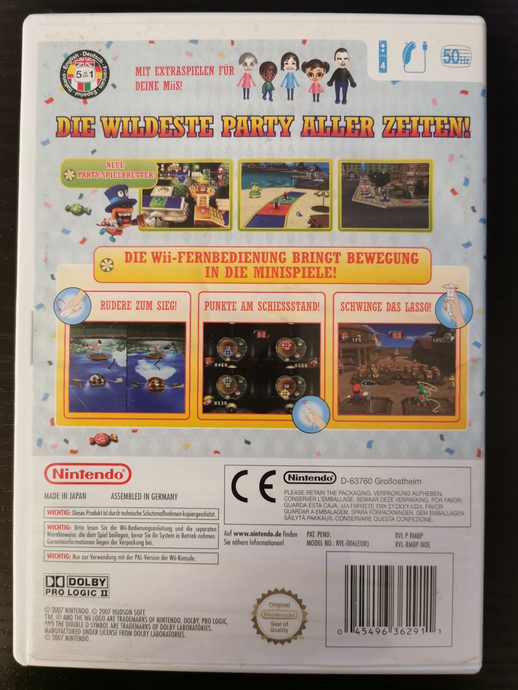Nintendo Spiele: Nintendo; Mario Party 8 Wii – Gebraucht aus Boniswil von  1