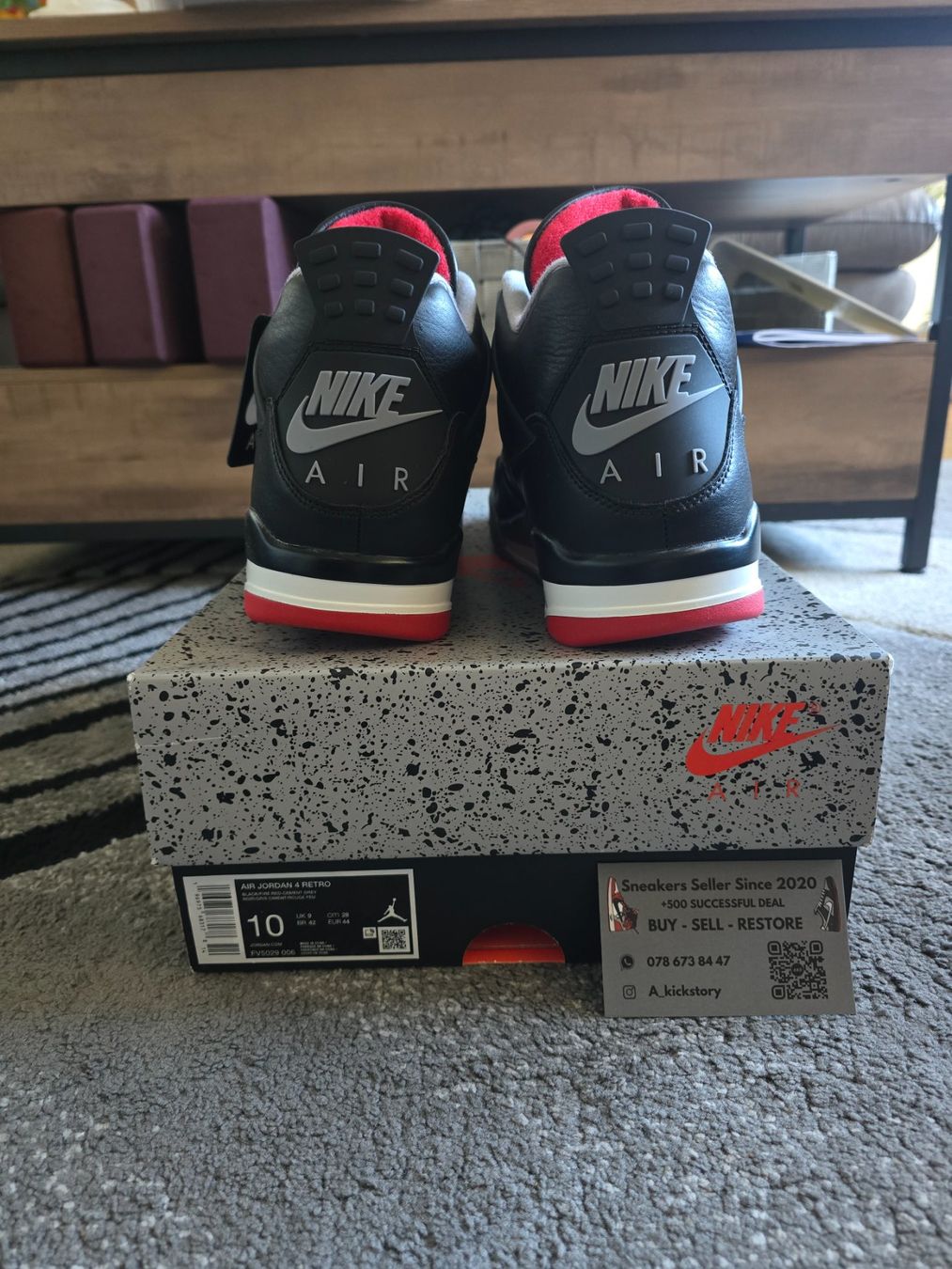 Scarpe da uomo: Jordan 4 bred reimagined – Nuovo e nell'imballaggio originale da Bôle venduto da A_Kickstory 5