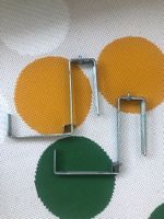Lot de 2 supports en métal pour jardinière