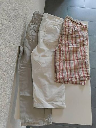 3x Shorts & 3/4 Hosen Gr. 36 H&M, CV, Street One