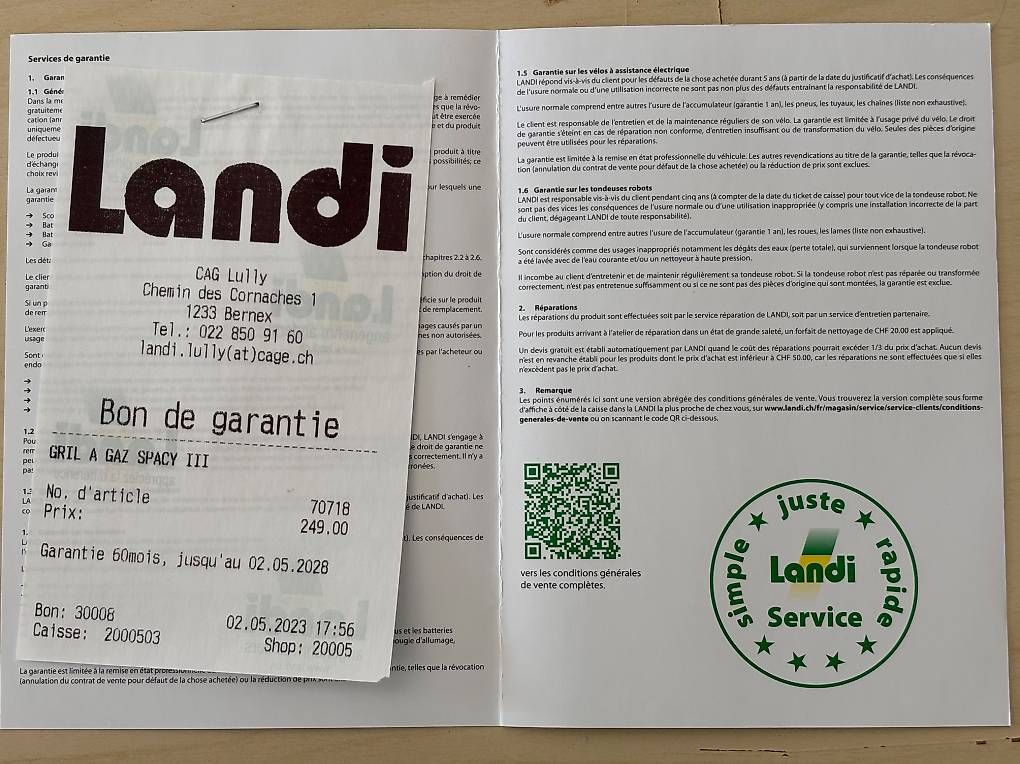 Griglie: Grill à gaz – Usato da Genève venduto da dav_2vqd 4