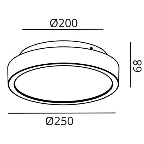 Lampadari & plafoniere: NEKO RIVA Round Opal anthrazit LED 14W - RIVR-830A114F-DN – Nuovo e nell'imballaggio originale da Villmergen venduto da Elektro-Mueller 4