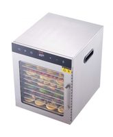800 W Dörrautomat Edelstahl 300 x 280 mm 10 Stk Tabletten