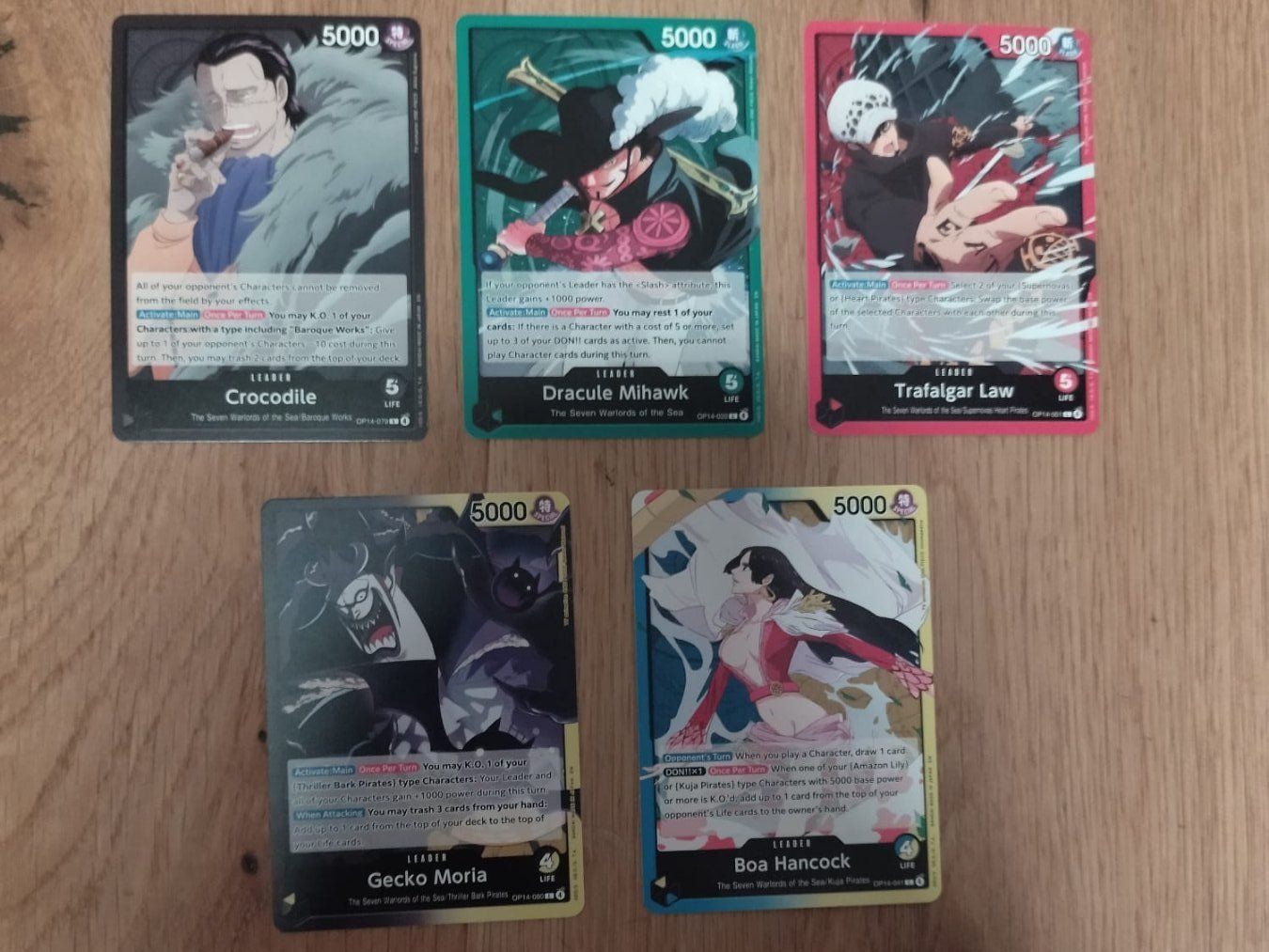 Bandai Sammelbilder & Trading cards: One Piece Leader Paket - 5x Leader – Neu (gemäss Beschreibung) aus Ins von phil_sinn