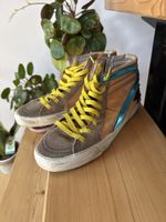 Baskets montantes Golden Goose Slide 39 multico lacets fluo