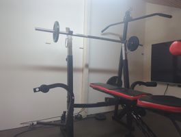 Weight Bench Press Set - Great for Home Gyms!