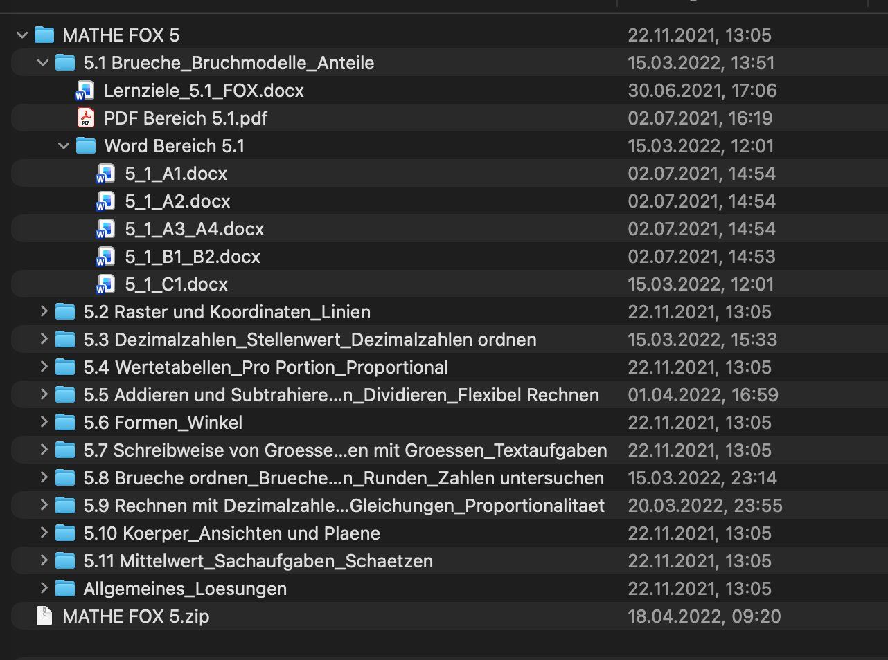 Chiavette USB: Mathe Fox 5 USB-Stick mit Übungsmaterial – Usato da Witterswil venduto da Caspar 2
