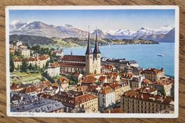 Luzern mit Rigi 1931, n. Zürich