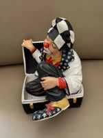 Dekorative Clown Figur, Handbemalt, Sammlerstück,