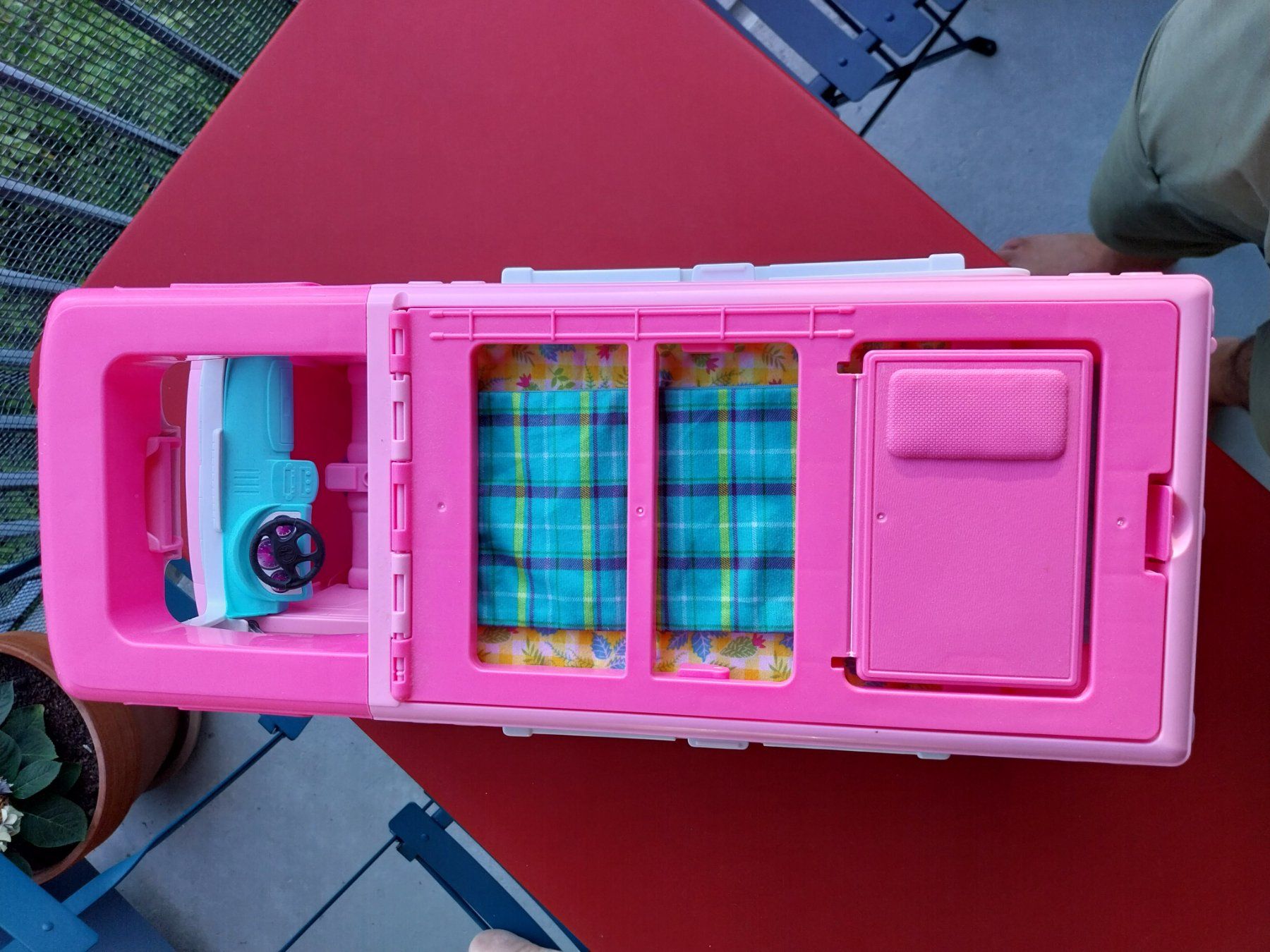 Barbie Case e mobili per bambole: Barbie 3-in-1 Super Abenteuer-Camper – Usato da Bern venduto da Epaddelw 3